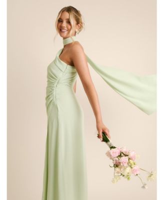 Women's One Shoulder Chiffon Bridesmaid Dress