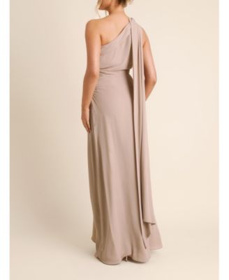 Women's One Shoulder Chiffon Bridesmaid Dress