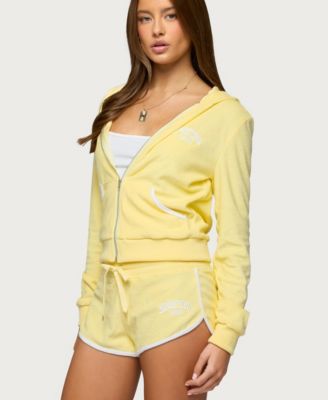 Women's Madilyn Terry Cloth Zip Up Hoodie