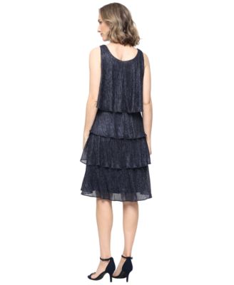 Women’s Crewneck Sleeveless Tiered Dress