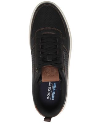 Men's Laser Removable-Insole Lace-Up Sneakers