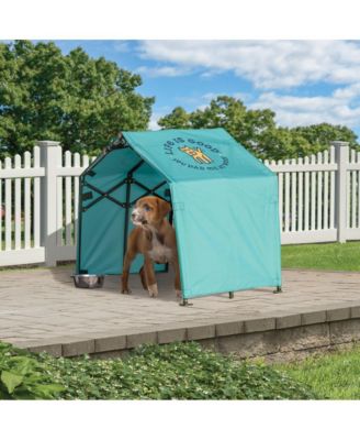 Outdoor 3.5' Outdoor Pet Shade, Versatile Pet Canopy Pop-Up Shade Tent For Dogs, Cats, Small Animals And Livestock, You Had Me At Woof