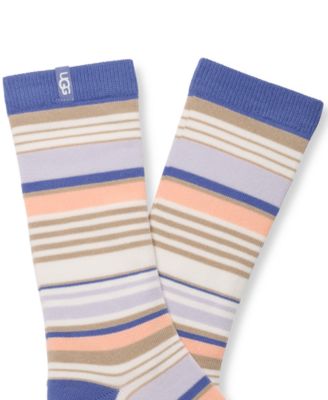 UGG Women's Striped Crew Socks