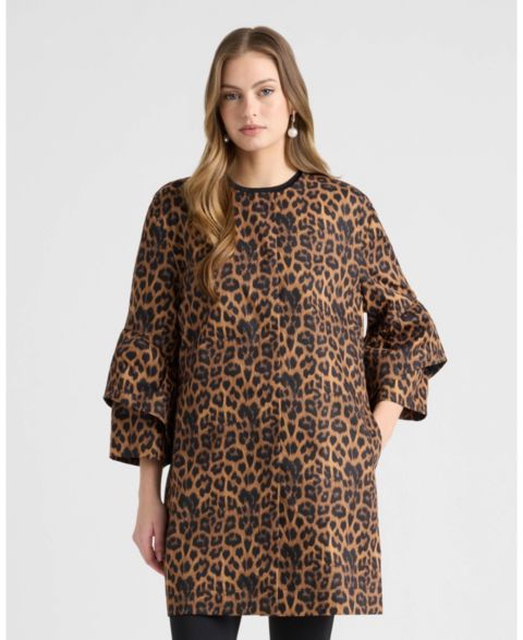 Женские куртки NVLT Women's Frill Sleeve Coat