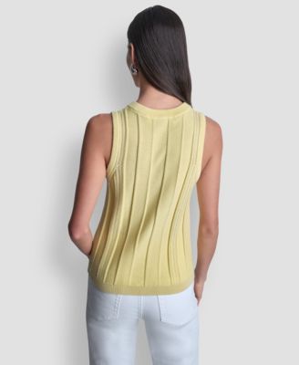 Women's Crew Neck Sleeveless Sweater