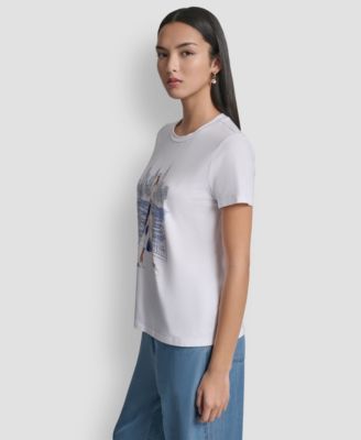 Women's Statue of Liberty Graphic Short-Sleeve T-Shirt