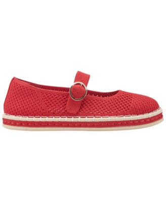 Women's Francene Knit Mary Jane Espadrille Flats