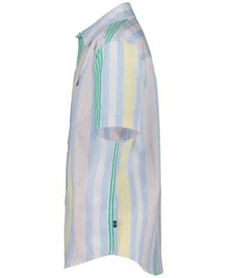 Boys' 8-20 Resort Stripe Short-Sleeve Woven Shirt