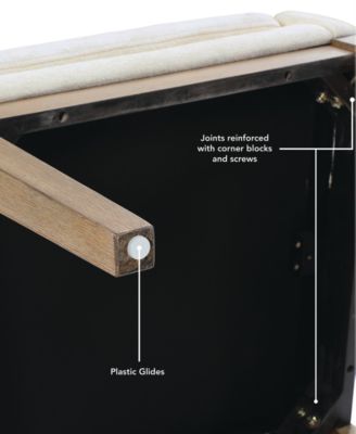 Macai 9-Pc. Wood Dining Set (Rectangular Table + 8 Upholstered Side Chairs)