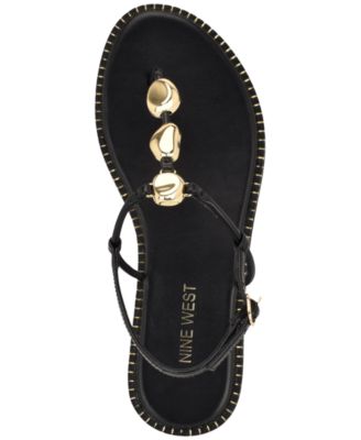 Women's Derika Ornamented T-Strap Slingback Sandals