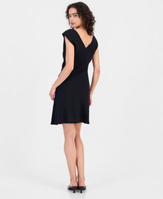Women's Satin Little Black Dresses