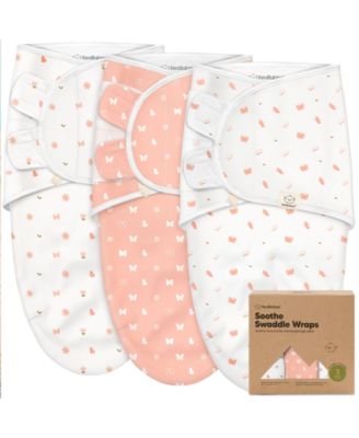 3pk Soothe Baby Swaddle, Organic Baby Swaddle Sleep Sacks, Newborn, Infant Swaddle Sack