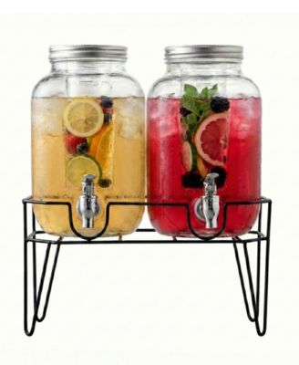 Clifford Dispensers with Infuser Stand, Set of 2