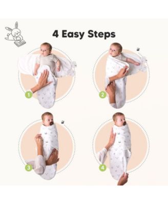 3pk Soothe Baby Swaddle, Organic Baby Swaddle Sleep Sacks, Newborn, Infant Swaddle Sack