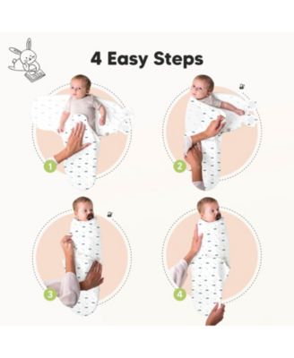 3pk Soothe Baby Swaddle, Organic Baby Swaddle Sleep Sacks, Newborn, Infant Swaddle Sack