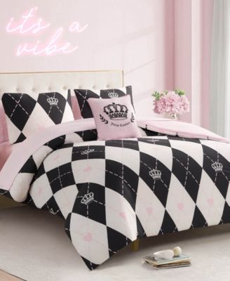 Royal Argyle Reversible 8-Pc. Comforter Set, King