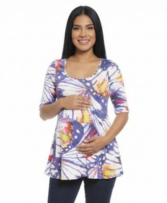 Women's and Plus Size Scoop Neck Tunic Top