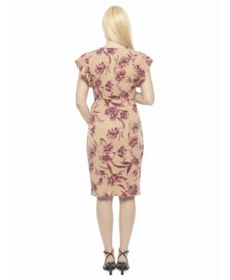 Women's and Plus Size Maternity Wrap Dress