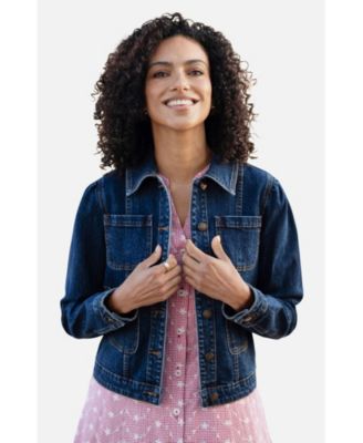 Women's Stretch Denim Pocket Detail Jacket