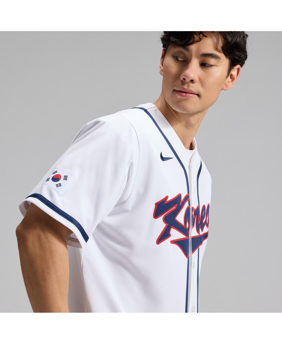 Nike Men's White Korea Baseball 2026 World Classic Stadium Jersey