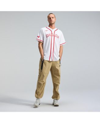 Men's White Canada Baseball 2026 World Baseball Classic Stadium Jersey