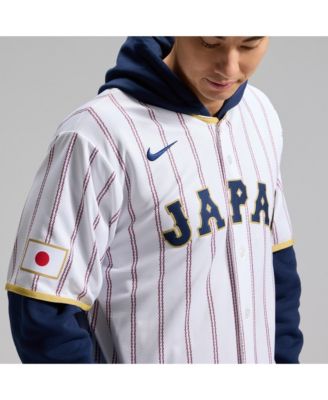 Men's White Japan Baseball 2026 World Baseball Classic Stadium Jersey