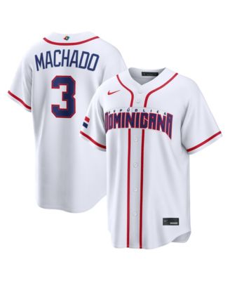 Men's Manny Machado White 2026 World Baseball Classic Stadium Jersey