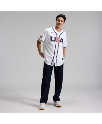 Men's Aaron Judge White USA Baseball 2026 World Baseball Classic Stadium Jersey