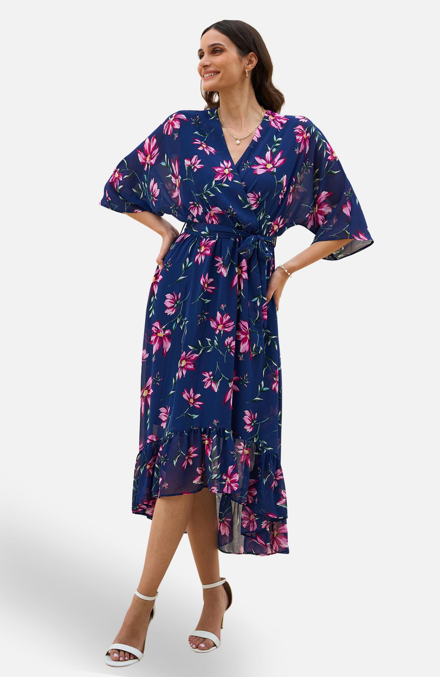 Women's Floral Midi Dress