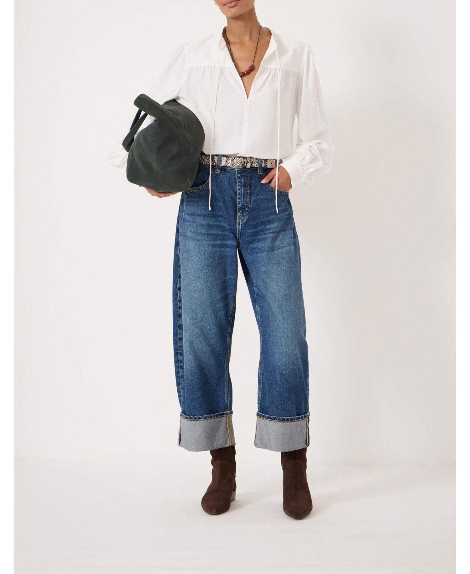 Women's Harlow Tie Front Detail Blouse