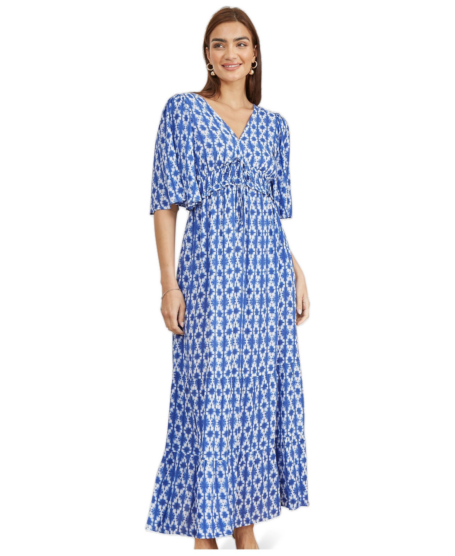 Women's Cross Over Back Maxi Dress