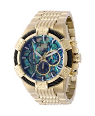 Men's 49899 Bolt Quartz VD53 Abalone Dial Watch