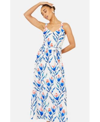 Women's Floral Print Maxi Sun Dress