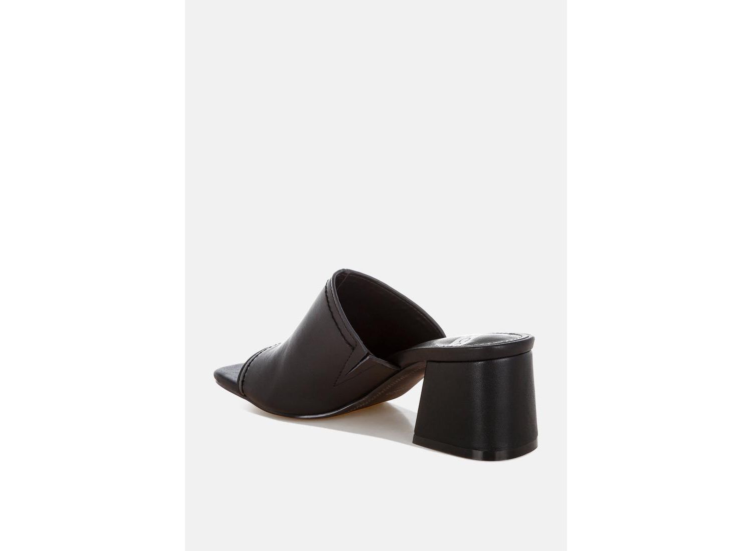 Rag and Co Womens Wuling Slip-On Soft Leather Heels