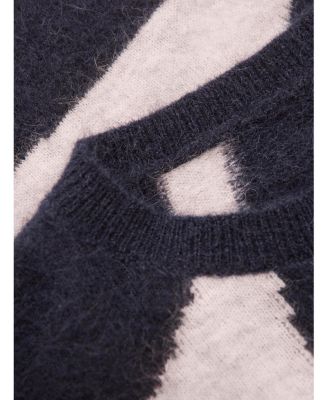 Women's Abstract Geo Sweater