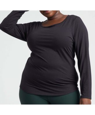 Plus Size Mia Long Sleeve Movement Tee