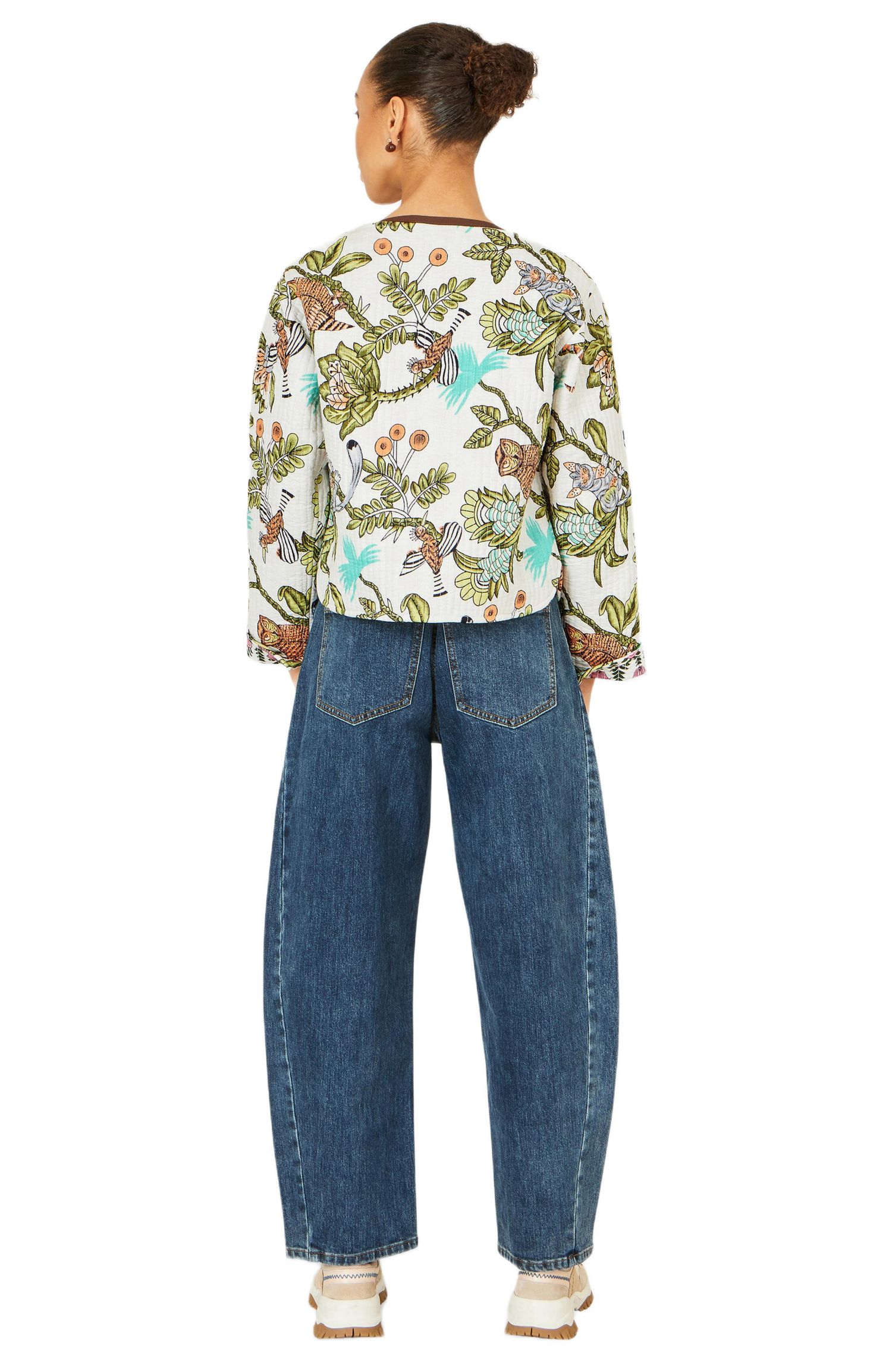 Women's Print Reversible Cotton Jacket