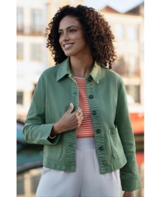 Women's Canvas Patch Pocket Jacket