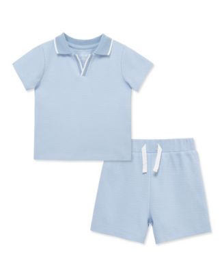 Baby Boys' Short-Sleeve Polo Shirt and Shorts, 2-Piece Set