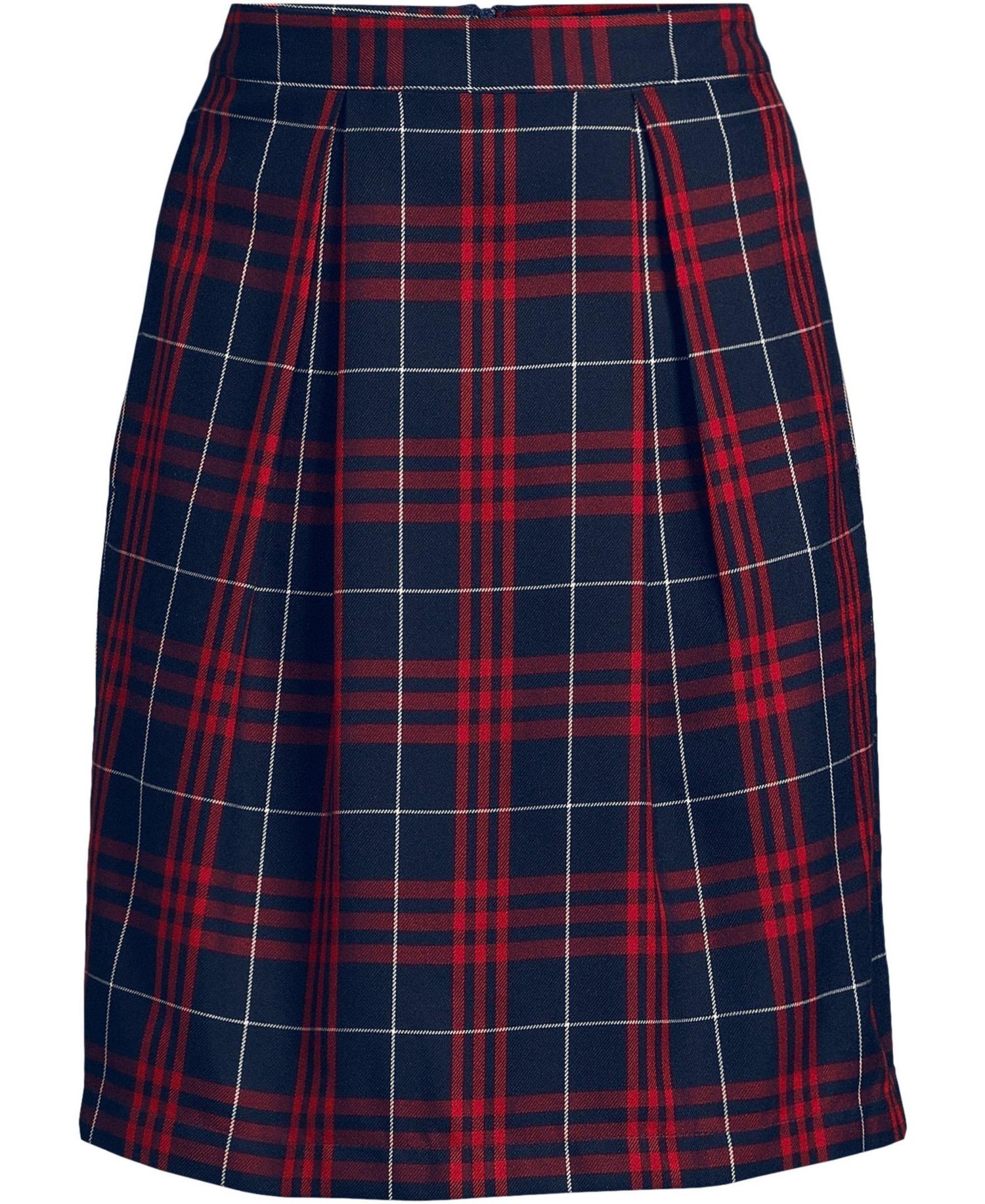 Women's Plaid Skort Top of Knee