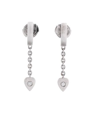 Mon Amour Heart Drop Earrings