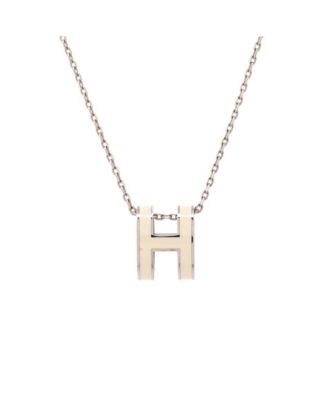 Pop H Pendant Chain Necklace