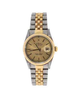 Oyster Perpetual Datejust Automatic Watch in Stainless Steel and Gold 36mm