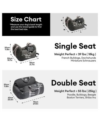 First Class Dog Car Seat Bed
