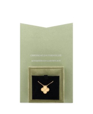 Vintage Alhambra Pendant Necklace