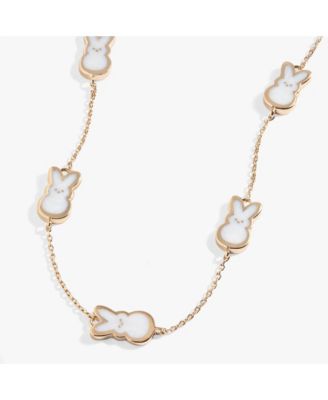 Peeps Pearlized Bunny Necklace