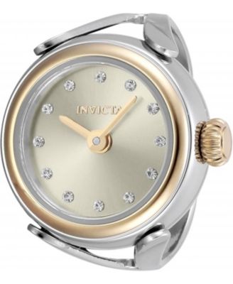 Men's 48576 Mini Quartz 2 Hand Ring Watch