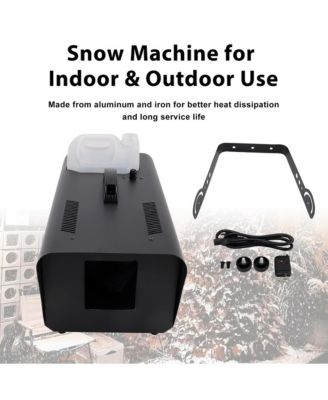 Snow Machine for Indoor/Outdoor Use, Creates 20feet Snowfall, Perfect for Christmas And Weddings