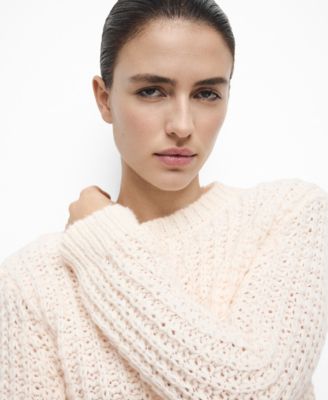 Women's Lace Pattern Knit Sweater