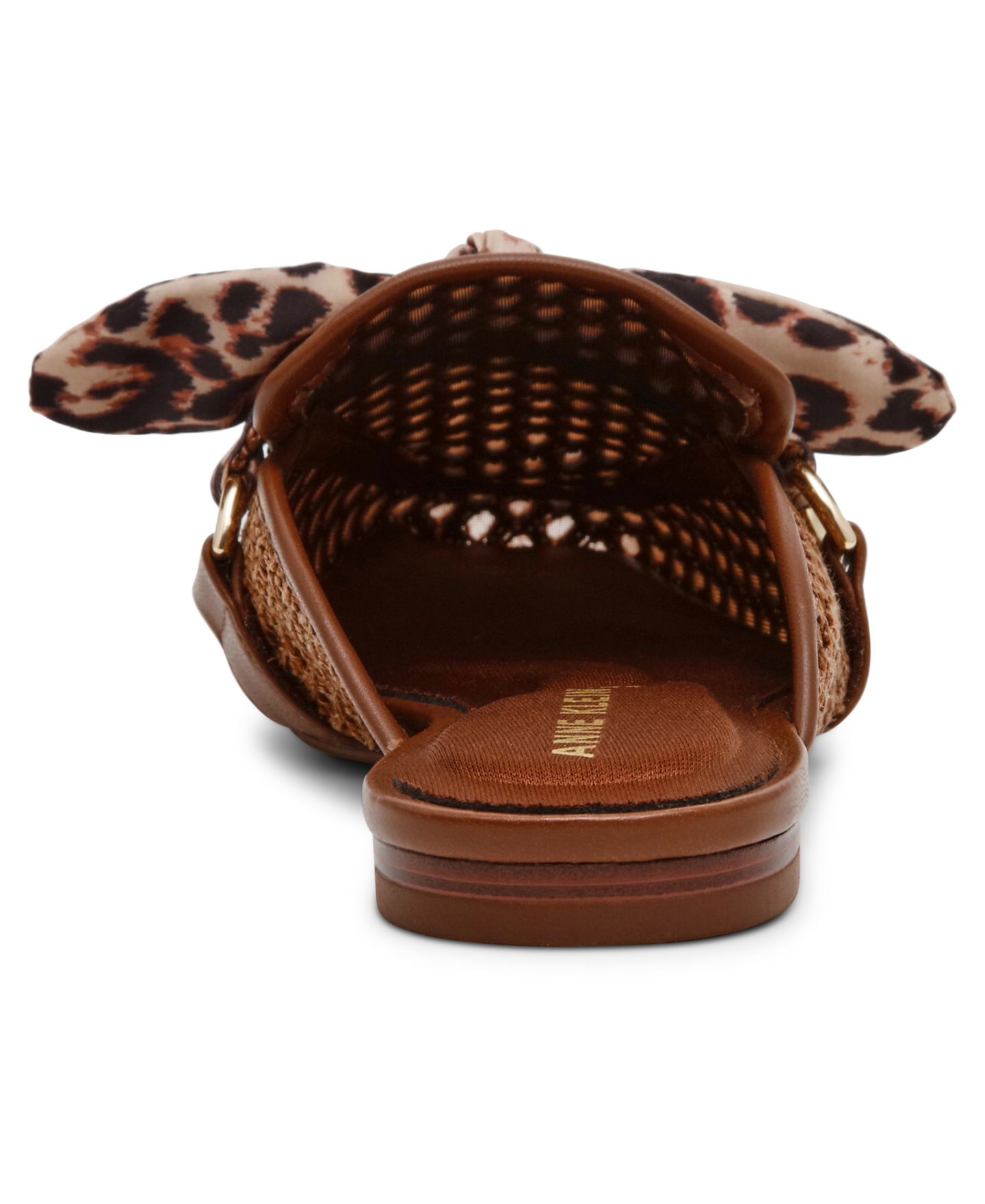 Женские сабо Anne Klein Avery Slip On Mules, цвет: Коричневый леопардовый — фото 3